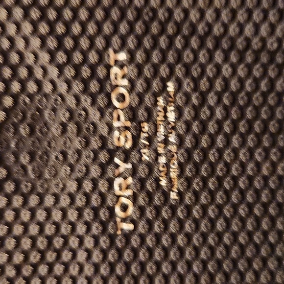 NWT Tory Burch Tory Sport Reflective Stripe Mesh Tank in XL Sport Black - Picture 3 of 15